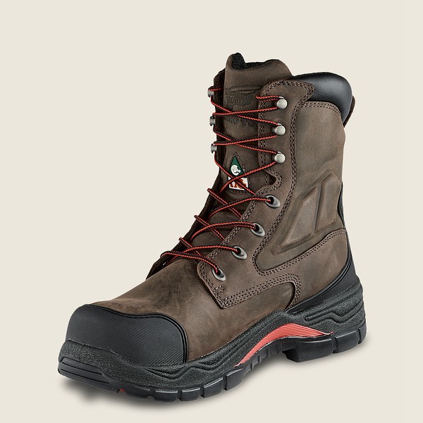 Red Wing Safety Boots King Toe® Adc - 8-inch Insulated Waterproof Csa Toe - Dark Grey - Mens JYQ9810